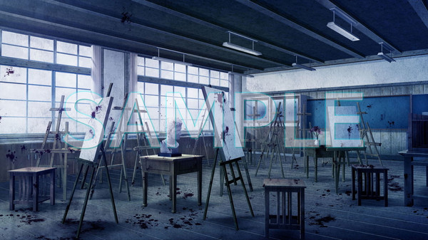 скриншот RPG Maker MV - Minikle's Background CG Material Collection Abandoned School  Horror part01 A 2