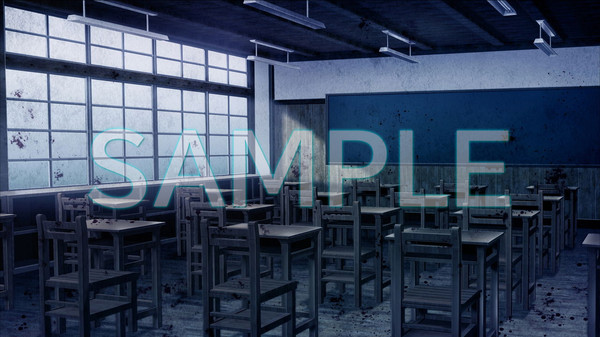 скриншот RPG Maker MV - Minikle's Background CG Material Collection Abandoned School  Horror part01 A 0