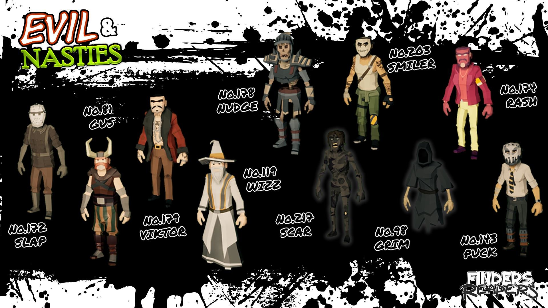 Finders Reapers - Evil & Nasty Character Pack #3