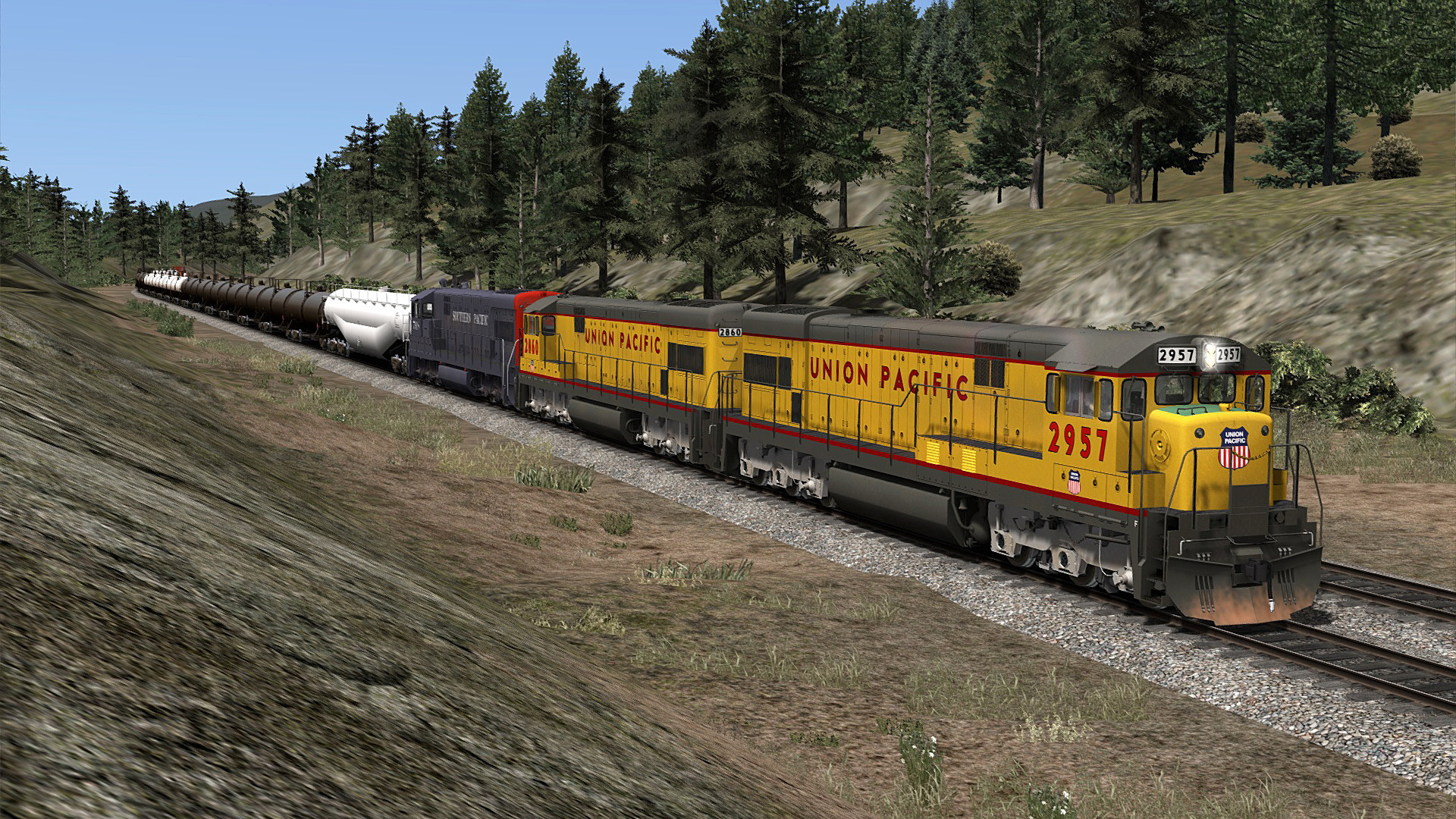 Train Simulator: Southern Pacific SD45T-2 Loco Add-On no Steam