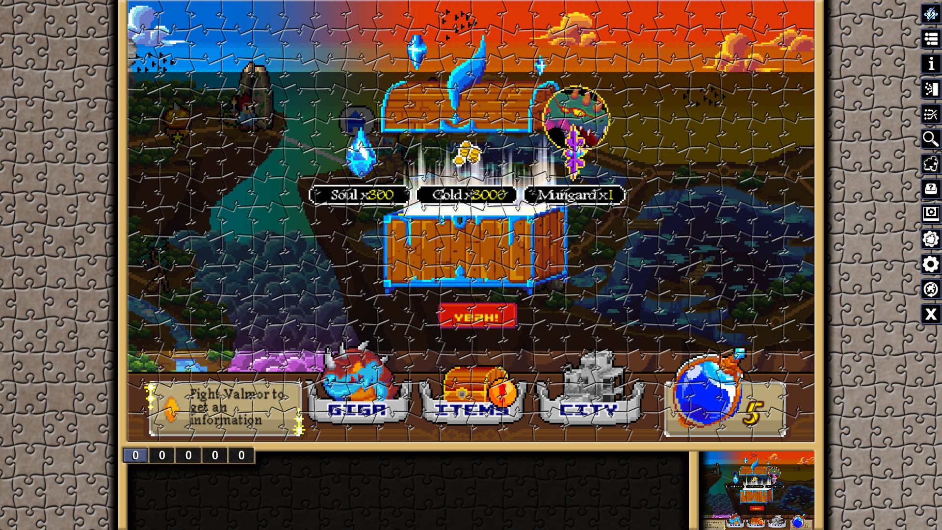 Pixel Puzzles Illustrations & Anime - Jigsaw Pack: Soul Of Giga #9