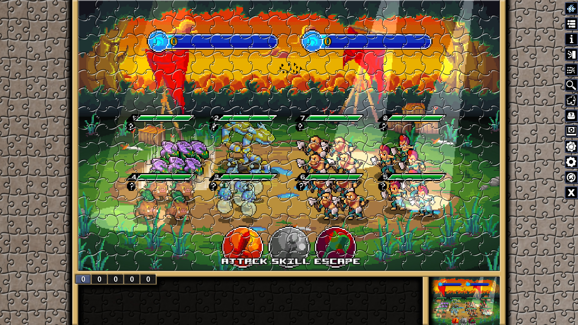 Pixel Puzzles Illustrations & Anime - Jigsaw Pack: Soul Of Giga #6