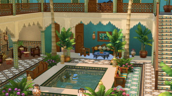 KHAiHOM.com - The Sims™ 4 Courtyard Oasis Kit