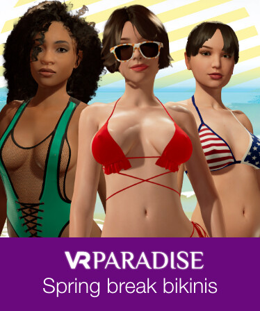 VR Paradise - Outfits pack : Spring Break Bikinis
