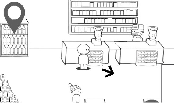 Distancing game for Linux 1