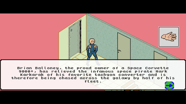 Cpt.Balloney - painful days at home game for Linux 1