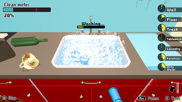 Скриншот из House Cleaning Survival