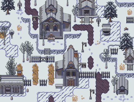 скриншот RPG Maker MV - Legends of Russia - Winter Village Tiles 0