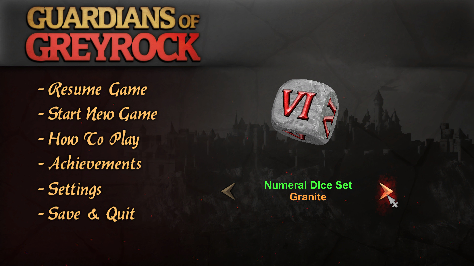 Guardians of Greyrock - Dice Pack: Numeral Set #0