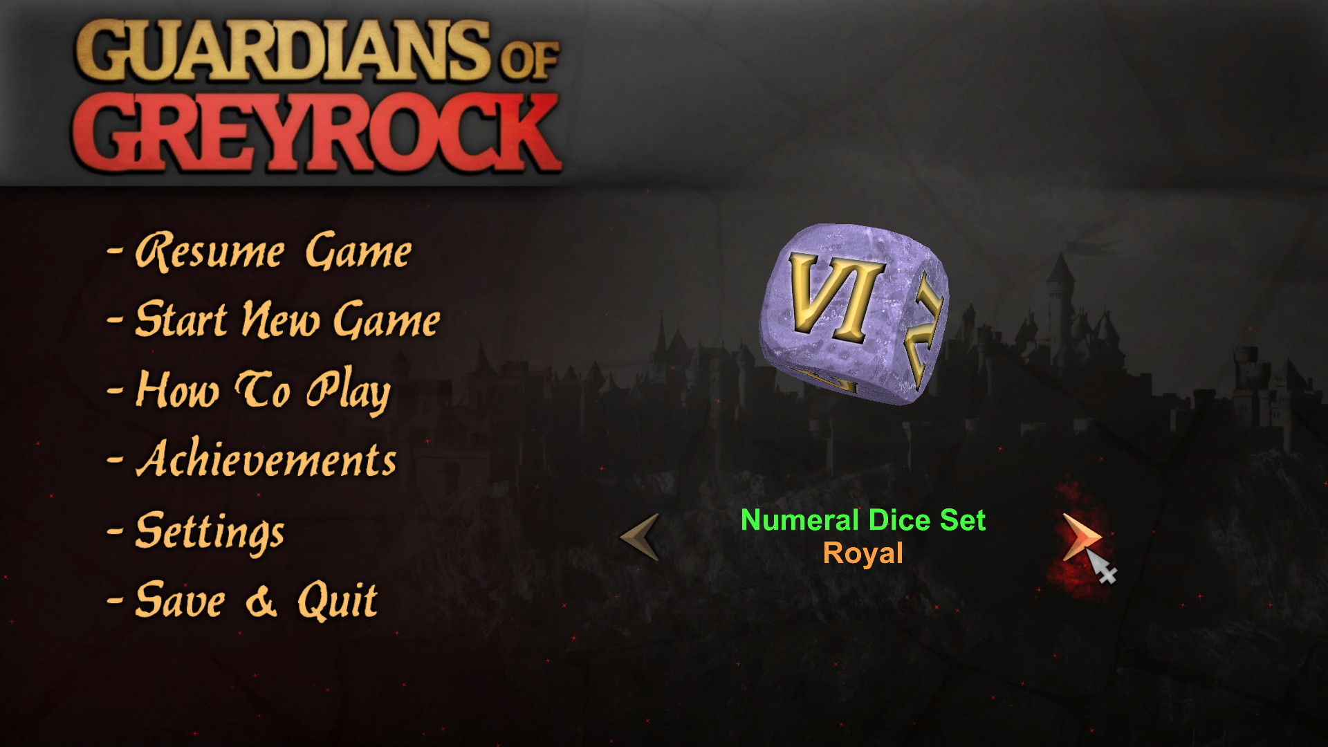 Guardians of Greyrock - Dice Pack: Numeral Set #2