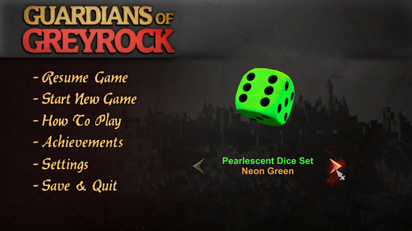 Guardians of Greyrock - Dice Pack: Pearlescent Set
