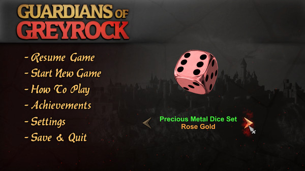 скриншот Guardians of Greyrock - Dice Pack: Precious Metal Set 3