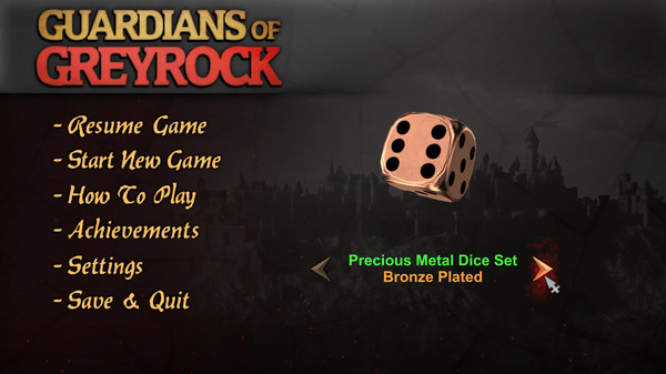 скриншот Guardians of Greyrock - Dice Pack: Precious Metal Set 2