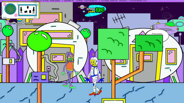 Скриншот из SPACE JUNK HEROES