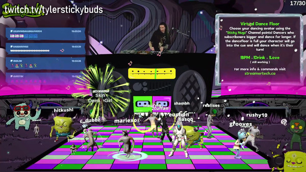 Streamer Dancefloorfor windows and Linux 1
