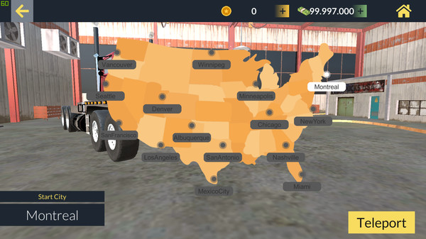 Скриншот из USA Truck Simulator