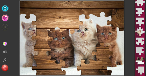 скриншот Cat's Life Jigsaw Puzzles 2