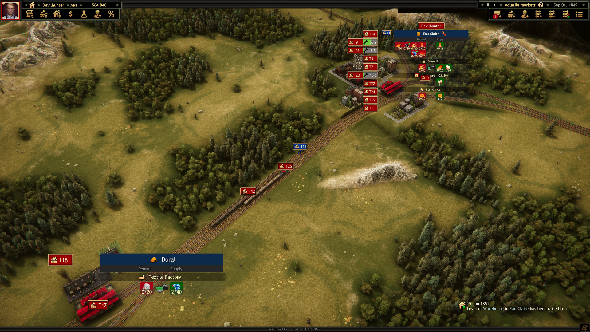 Railroad Corporation - Volatile Markets DLC screenshot screenshot 2