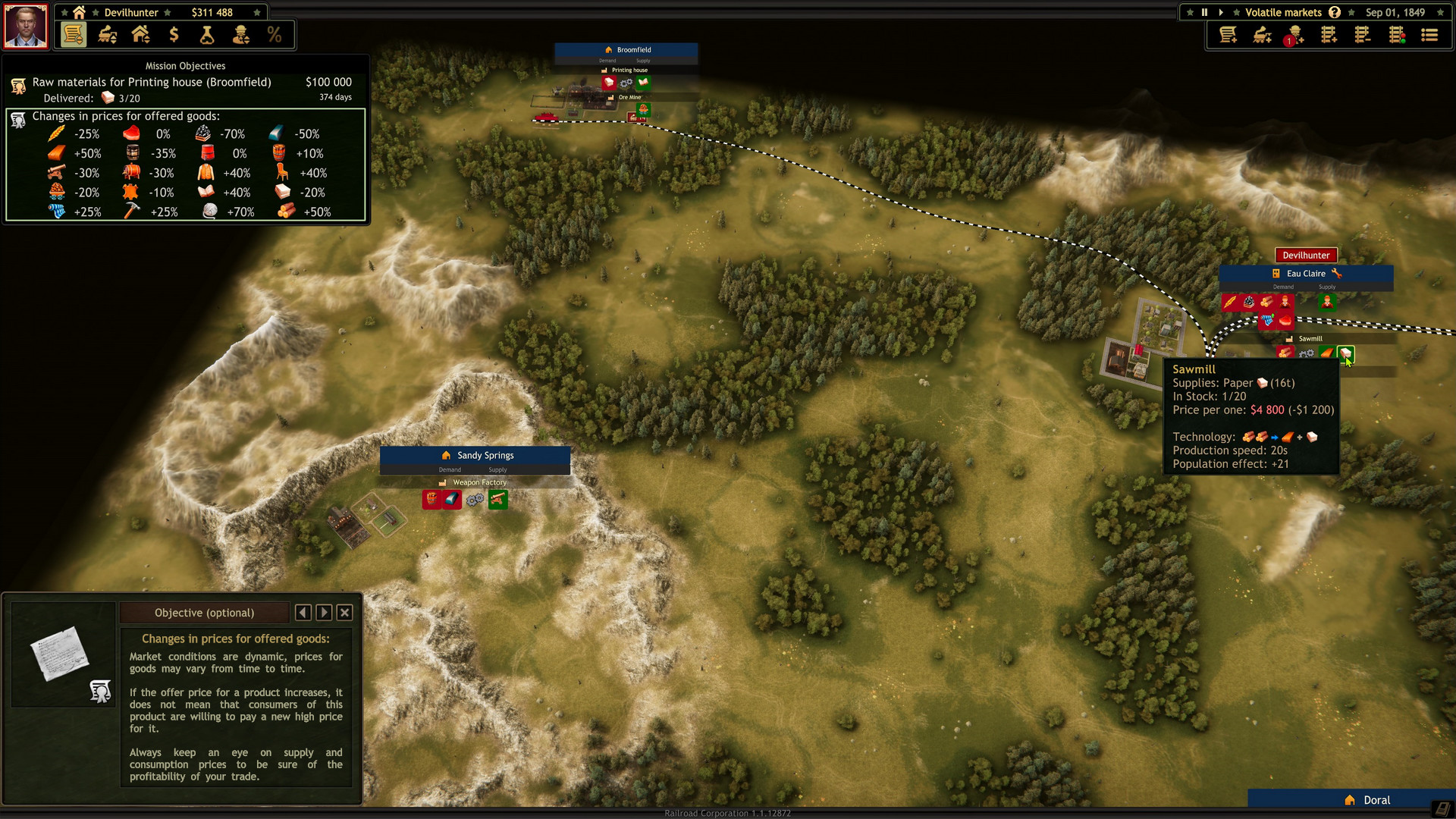 Railroad Corporation - Volatile Markets DLC screenshot screenshot 5