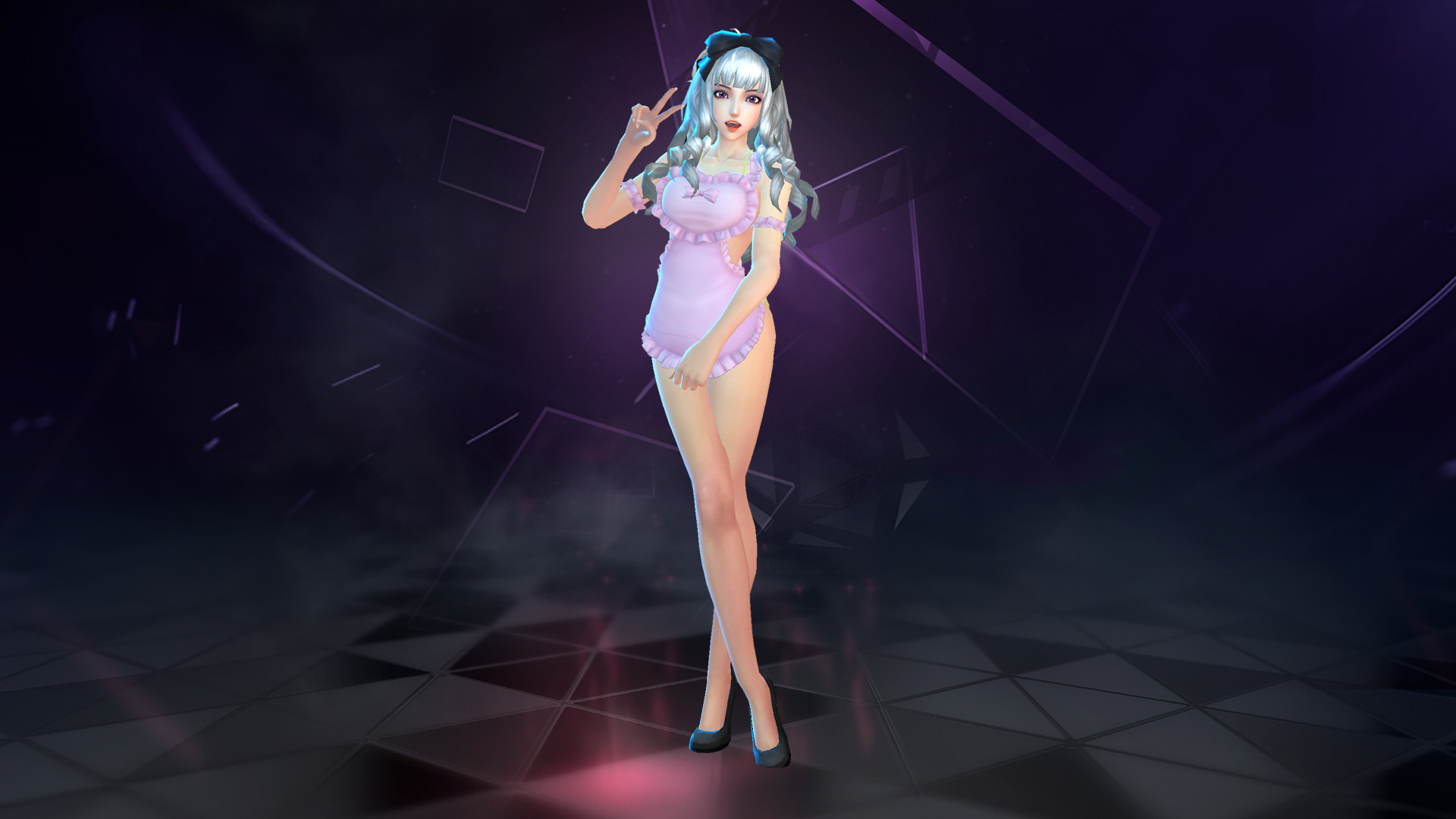 Angel Legion-DLC Seductive Maid(white&pink) #7