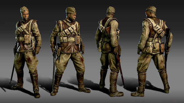 скриншот Zombie Army 4: WW1 Josiah Outfit 0