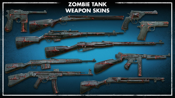 скриншот Zombie Army 4: Zombie Tank Weapon Skins 0