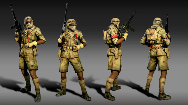 KHAiHOM.com - Zombie Army 4: Desert Rat Shola Outfit