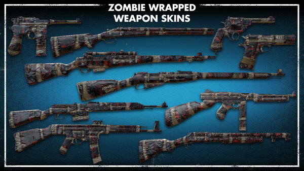 скриншот Zombie Army 4: Zombie Wrapped Weapon Skins 3
