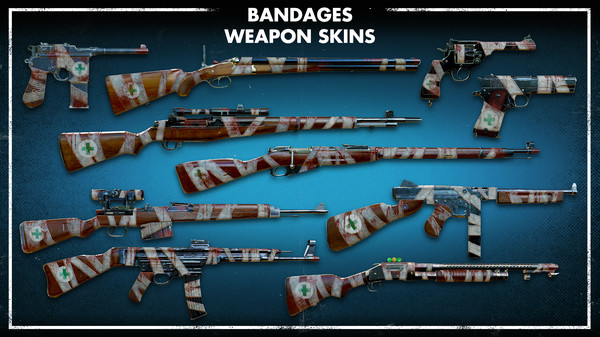 скриншот Zombie Army 4: Bandages Weapon Skins 4