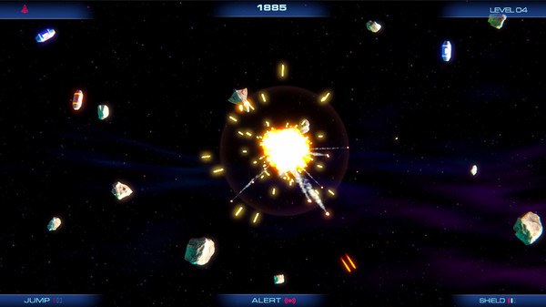 Скриншот из Battle Star Asteroids