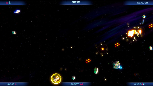 Скриншот из Battle Star Asteroids