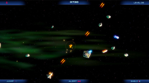 Battle Star Asteroids game for Linux 1