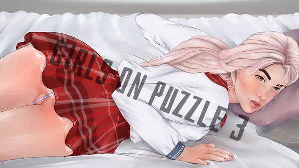 Girls on puzzle 3 - Wallpapers