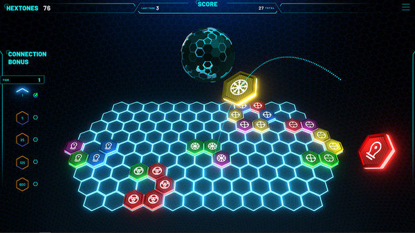 Hextones game for Linux 1