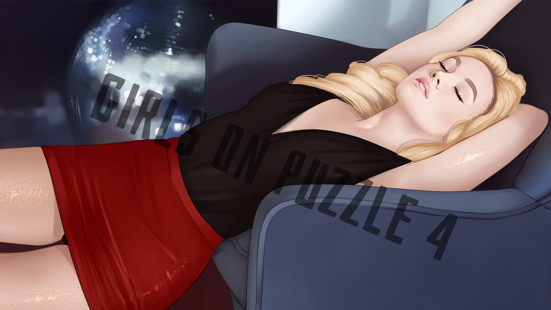 Girls on puzzle 4 - Wallpapers #8