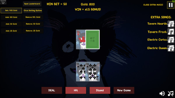 Скриншот из Endless Furry Blackjack