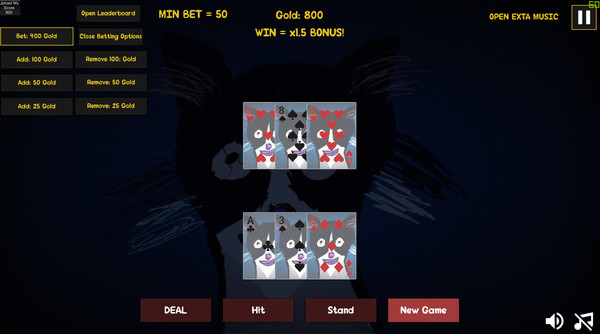 Скриншот из Endless Furry Blackjack