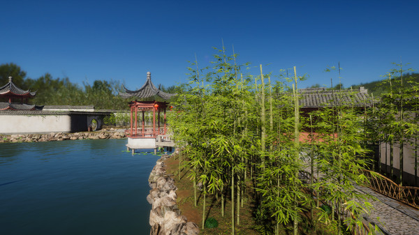 VR Chinese Garden Tour (HD): Flying as a dragonfly game for Linux 1