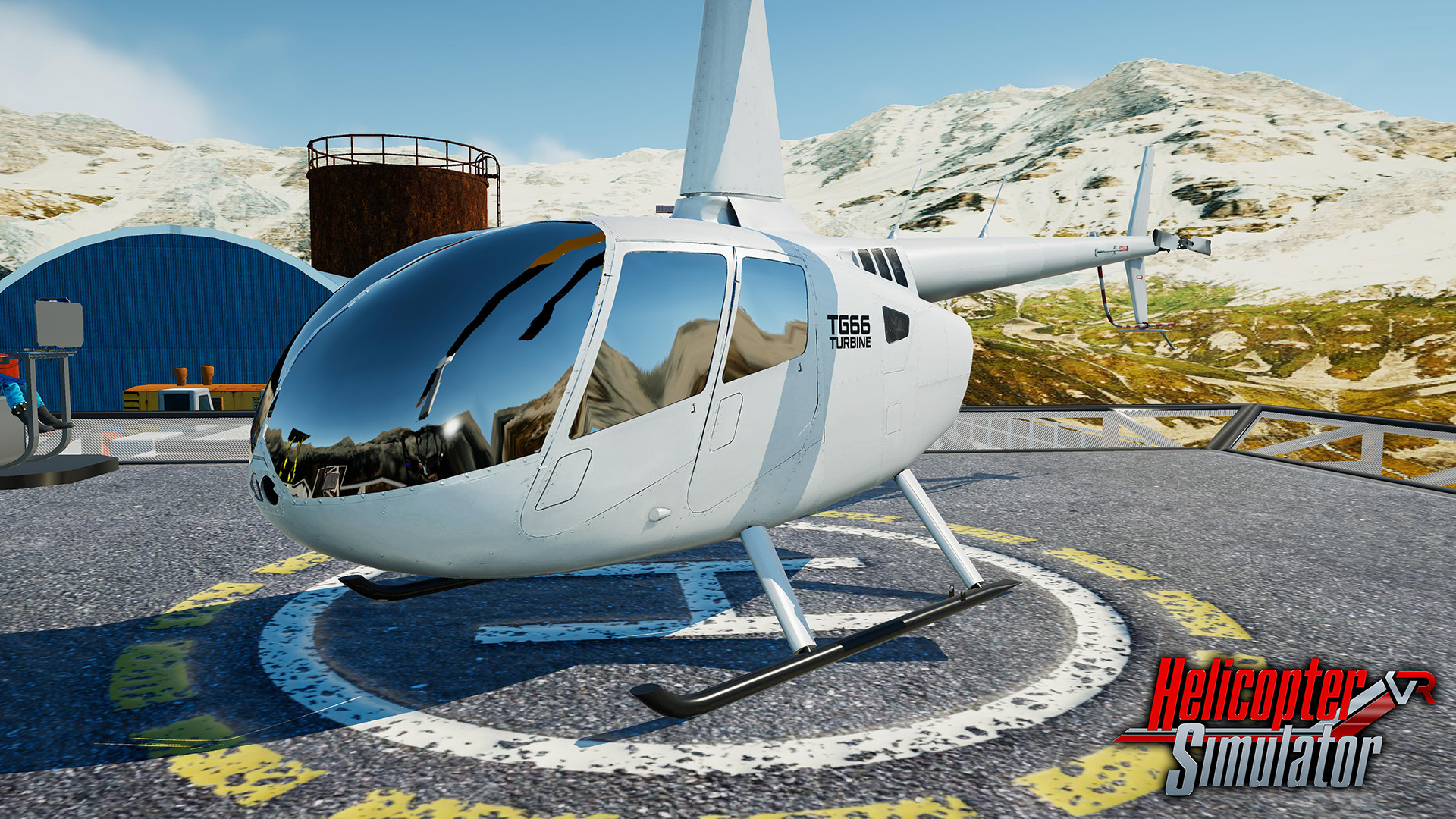 This VR helicopter simulator you would like to have at home