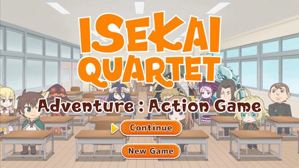 скриншот Pixel Game Maker Series  ISEKAI QUARTET Adventure Action Game 0