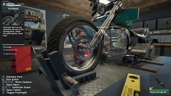 скриншот Motorcycle Mechanic Simulator 2021: Prologue 1