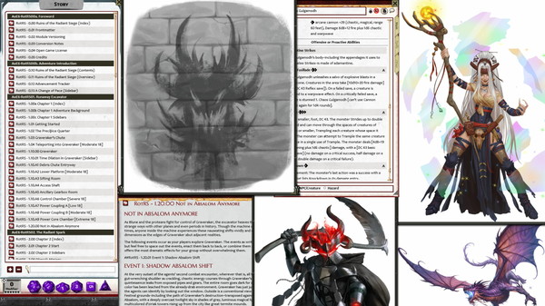 Fantasy Grounds - Pathfinder 2 RPG - Agents of Edgewatch AP 6: Ruins of the Radiant Siege for steam Fantasy Grounds - Pathfinder 2 RPG - Agents of Edgewatch AP 6: Ruins of the Radiant Siege for steam