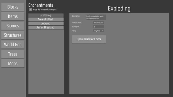 Скриншот из ModFoundry - Mod Maker for Minecraft