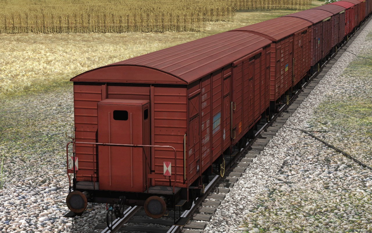 Trainz 2019 DLC - CFR Marfa Gbs/Gbgs freight car pack #3