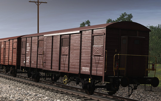 скриншот Trainz 2019 DLC - CFR Marfa Gbs/Gbgs freight car pack 0
