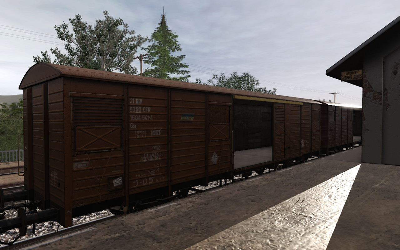 Trainz 2019 DLC - CFR Marfa Gbs/Gbgs freight car pack #2