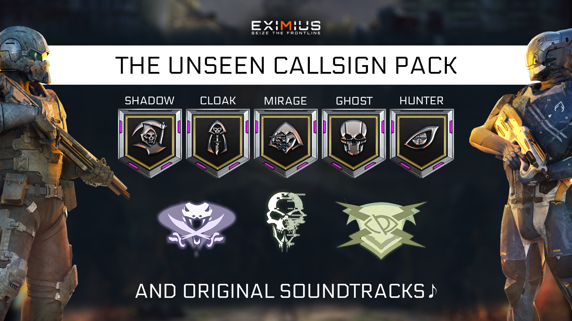 Eximius Exclusive Callsign Pack - The Unseen Featured Screenshot #1