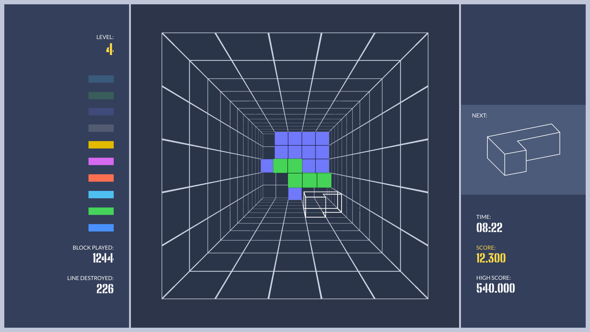 Oculus Quest 游戏《Tetrex 3D – Block Puzzle》方块拼图