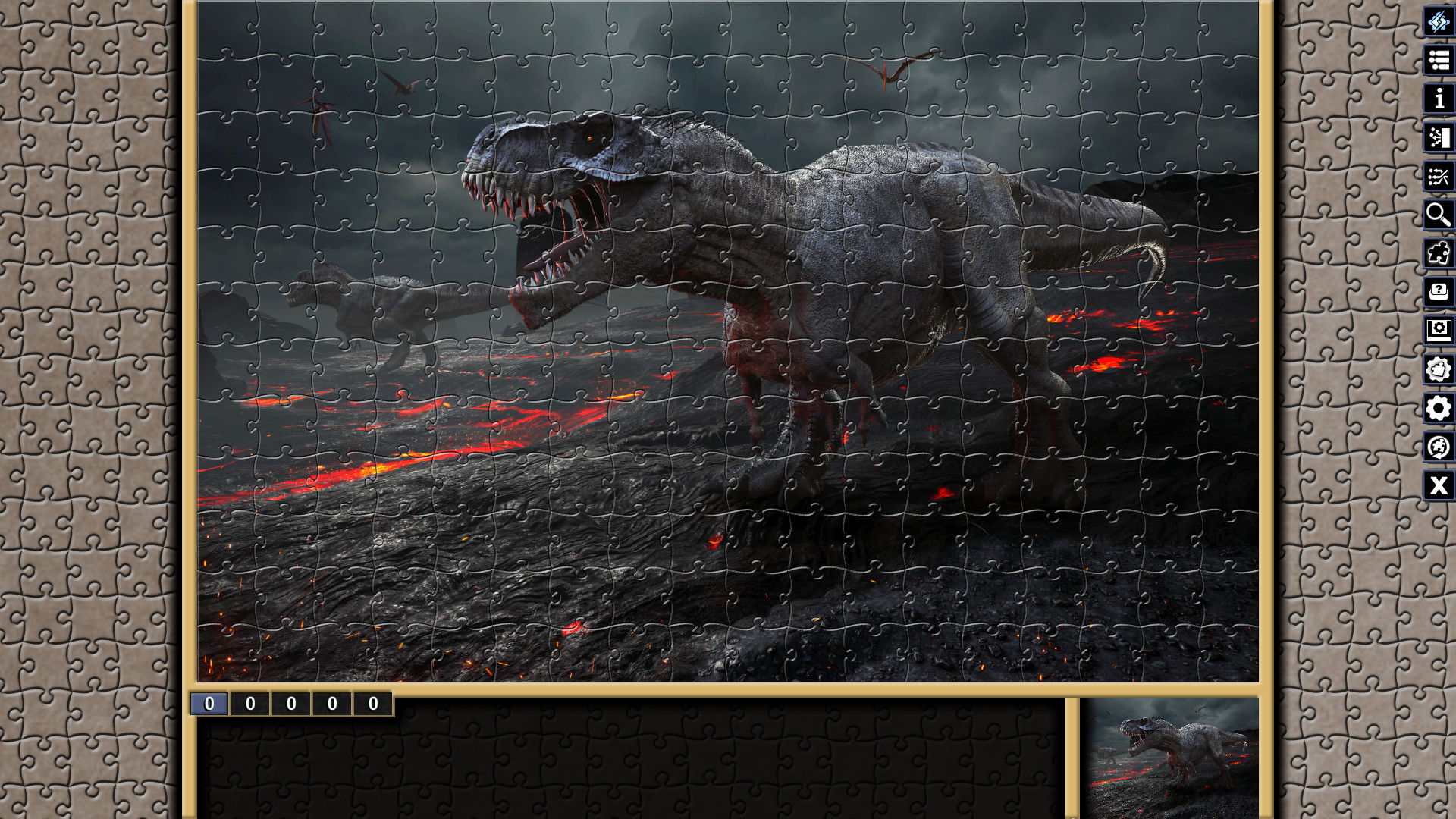 Pixel Puzzles Illustrations & Anime - Jigsaw Pack: Dinosaurs #5