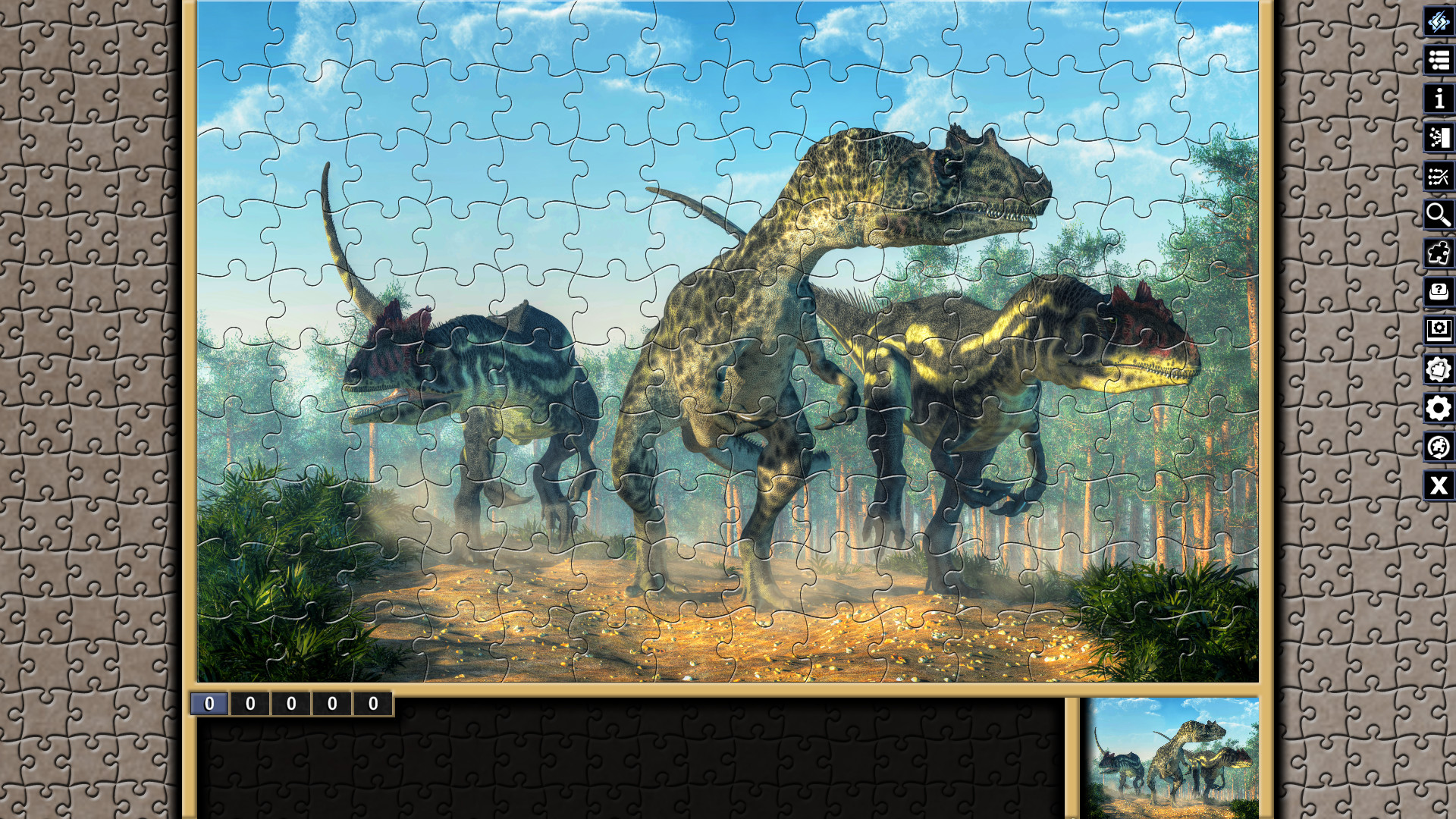 Pixel Puzzles Illustrations & Anime - Jigsaw Pack: Dinosaurs #11